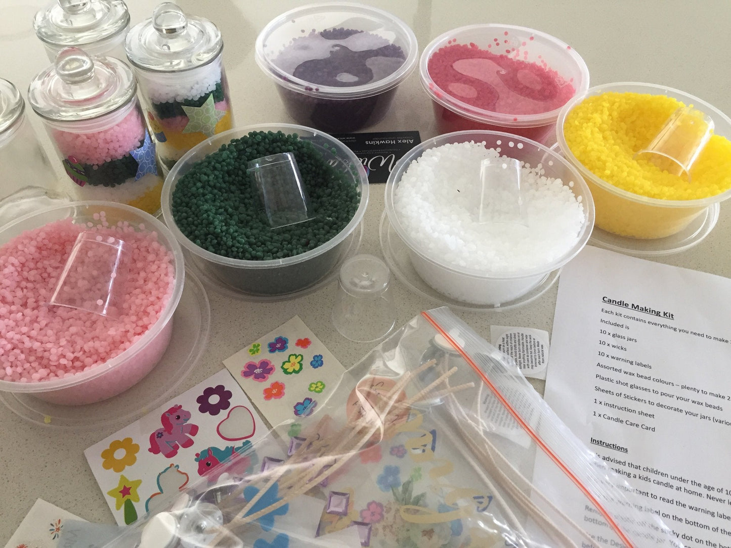 Group Candle Making Kit Ages 4+ - suitable for 24 participants or more